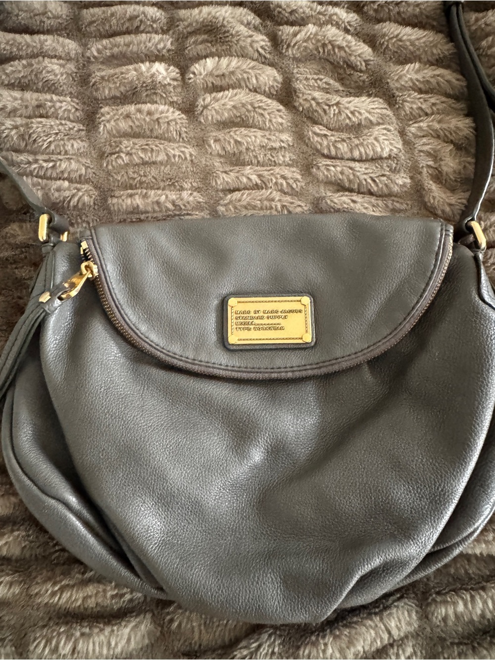 Marc by Marc Jacobs Classic Brown Leather Crossbody Bag